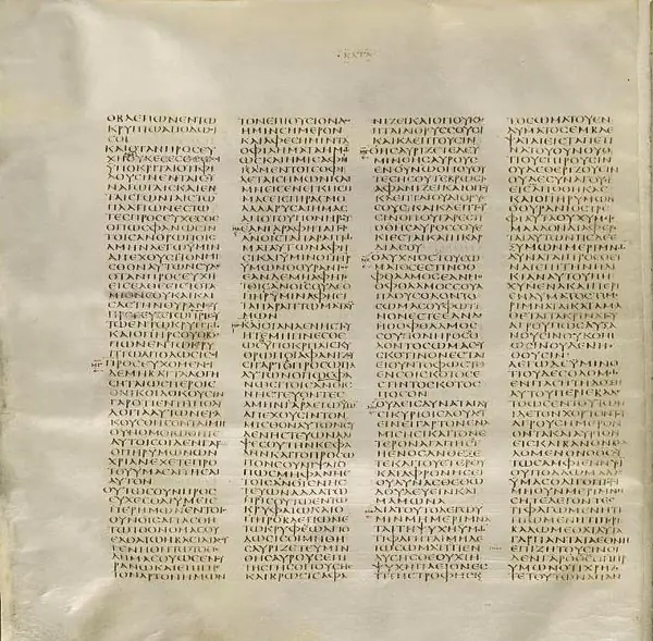 Codex Sinaiticus (Sinaítico)