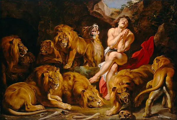 Daniel en el foso de los leones