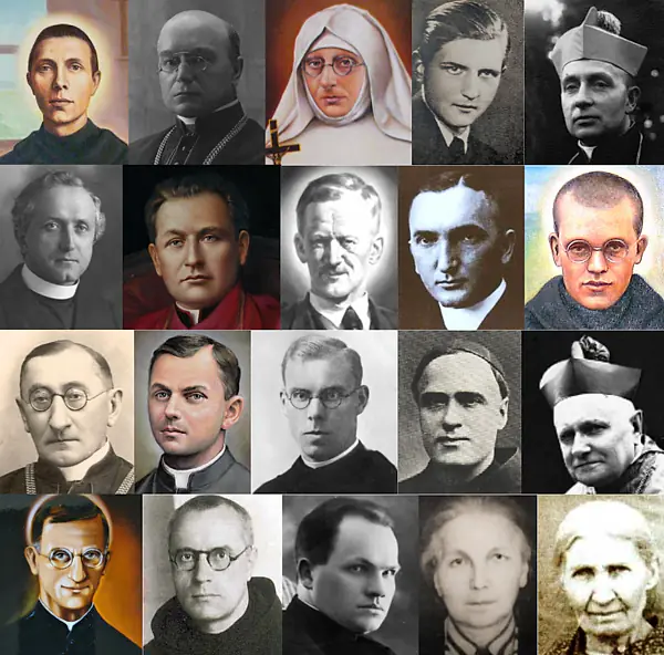 Los 108 mártires polacos en campos de concentración