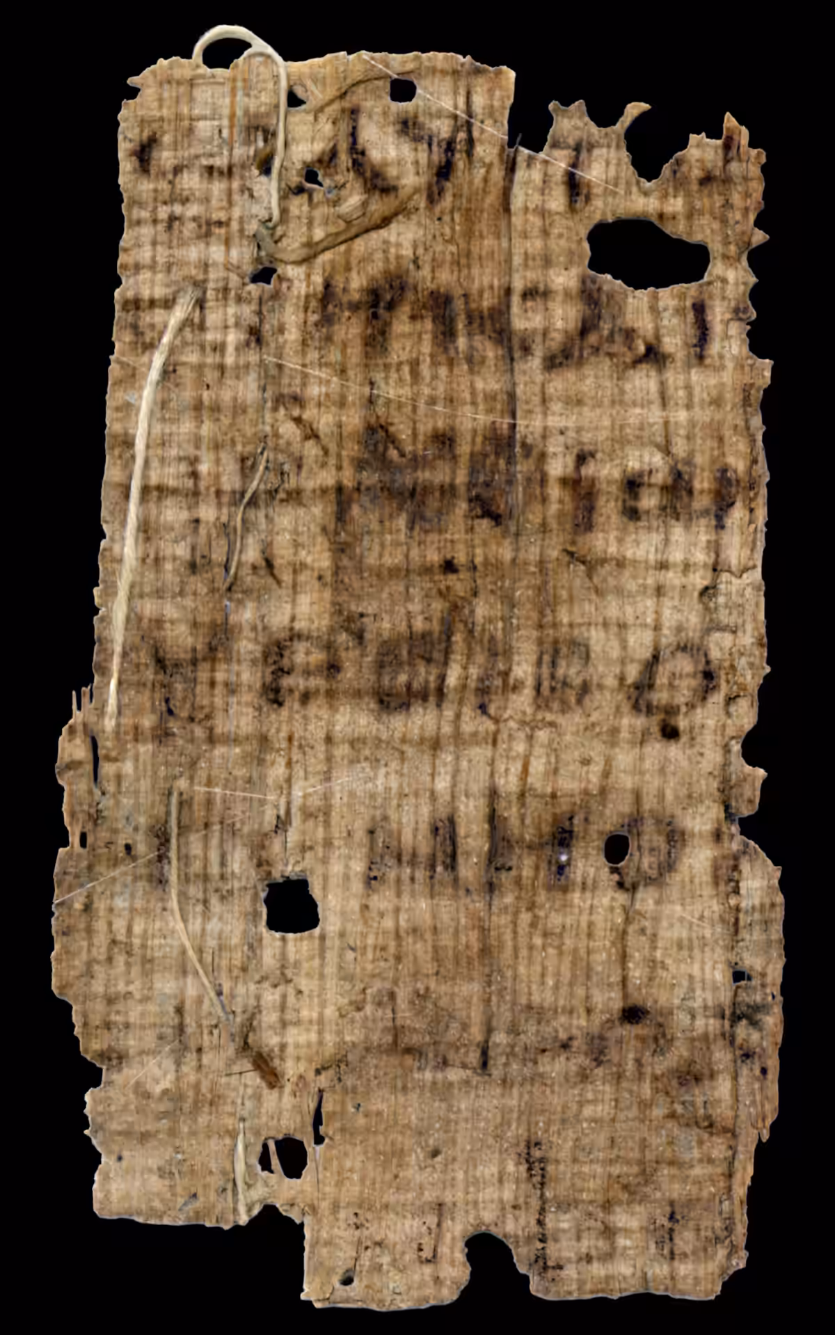 Oxford, Sackler Library Ms LXIV 4406 (Papyrus 105) verso Matt 28, 2-5